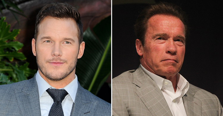Chris Pratt vai ter um sogrão e tanto: Arnold Schwarzenegger!-0